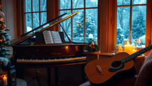 Jul jul strålande jul ackord – gitarr och piano